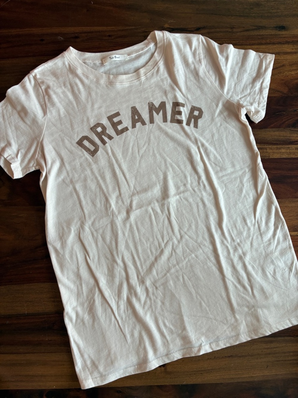 Tres Bien 'Dreamer' Graphic Tee - Cream